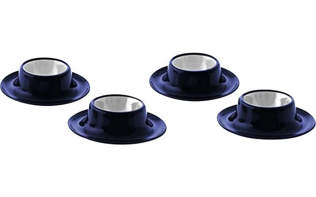 Gimex Set Di Portauovo 4 Pezzi Azzurro 2 Gimex Set Di Portauovo 4 Pezzi Azzurro - immagine 2