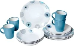Berger Deep Sea Melamine Tableware Set 16 Pcs.