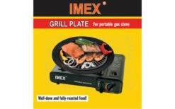 Piastra Grill Imex Per Fornello Da Tavolo -Forniture Cucina Negozio 235900 2307652