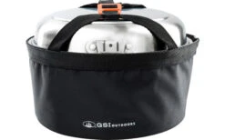 GSI Glacier Stainless Camper Cook Set Incl. Borsa Da Imballaggio