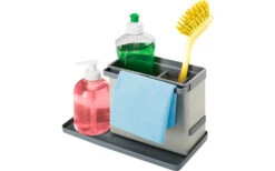 Metaltex Tidytex Organizer Per Lavello Antracite -Forniture Cucina Negozio 252751 1808101