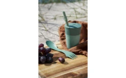 Light My Fire Tazza Da Bere LightMyFire ReKit Con Cannuccia E Posate In Bioplastica Sandygreen -Forniture Cucina Negozio 270436 1919772