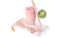 Light My Fire Tazza Da Bere LightMyFire ReKit Con Cannuccia E Posate In Bioplastica Sandygreen -Forniture Cucina Negozio 270468 1918665