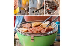 Feuerdesign Vesuvio Griglia A Carbone / Griglia Da Tavolo Fucsia Compresi Gli Accessori -Forniture Cucina Negozio 291145 2438089 1