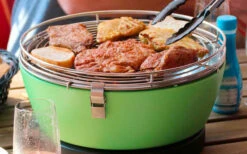 Feuerdesign Vesuvio Griglia A Carbone / Griglia Da Tavolo Fucsia Compresi Gli Accessori -Forniture Cucina Negozio 291185 2024100 1