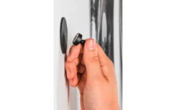 Silwy Magnete Barra Di Metallo Con Rivestimento In Pelle 50 Cm Nero -Forniture Cucina Negozio 297941 2079317