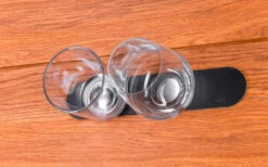 Silwy Magnete Barra Di Metallo 25 Cm Con Rivestimento In Pelle Nero -Forniture Cucina Negozio 336869 2618285