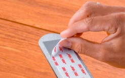 Silwy Magnete Barra Di Metallo 25 Cm Con Rivestimento In Pelle Nero -Forniture Cucina Negozio 337100 2618297