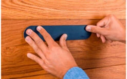 Silwy Magnete Barra Di Metallo 25 Cm Con Rivestimento In Pelle Nero -Forniture Cucina Negozio 337235 2618240