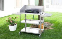 CF Parker Stufa A Gas A 2 Fuochi Senza Fusibile Di Accensione -Forniture Cucina Negozio 397980 2906046