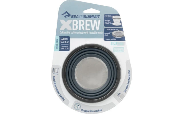 Sea To Summit X-Brew Coffee Dripper Filtro Per Caffè Pieghevole 480ml 1 Sea To Summit X-Brew Coffee Dripper Filtro Per Caffè Pieghevole 480ml