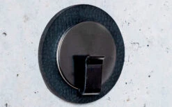 Silwy Clever Magnet Hook Incl. Metal Nano Gel Pad Bianco / Nero