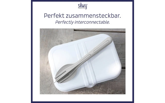 Silwy Tricky Collapsible Cutlery Set 3pcs. 2 Silwy Tricky Collapsible Cutlery Set 3pcs. - immagine 2