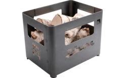 VW Collection T1 Cestino Per Il Fuoco In Acciaio Corten Con Design A Cassetta Per Bevande