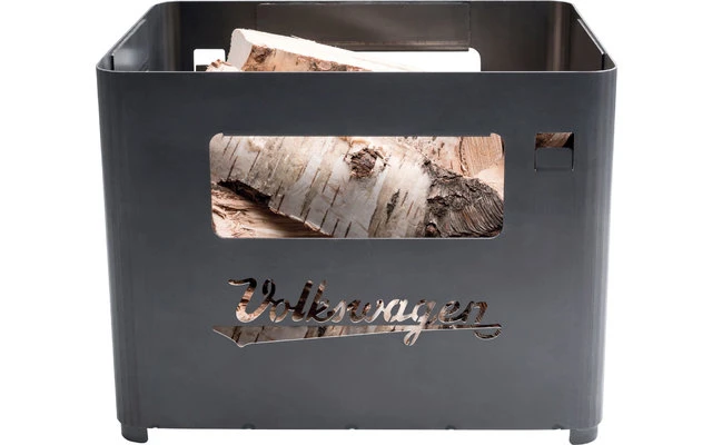 VW Collection T1 Cestino Per Il Fuoco In Acciaio Corten Con Design A Cassetta Per Bevande 2 VW Collection T1 Cestino Per Il Fuoco In Acciaio Corten Con Design A Cassetta Per Bevande - immagine 2