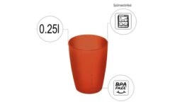 Tazza Da Bere Rotho Caruba 0,25 Litri Orizzonte Blu