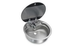 Dometic SNG 420 Lavello Rotondo Con Coperchio In Vetro Ø 420 Mm