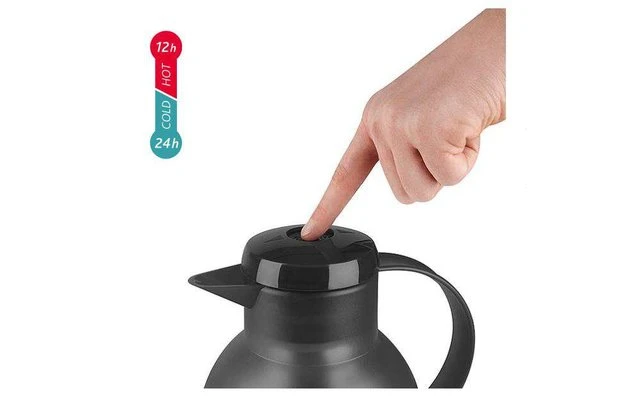 Emsa Brocca Sottovuoto Samba 1 Litro Turchese Traslucido 6 Emsa Brocca Sottovuoto Samba 1 Litro Turchese Traslucido - immagine 6