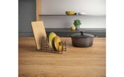 Metaltex Lido Lava Lid Holder Nero Opaco