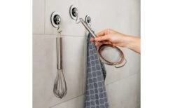 Silwy The One Magnet Hook Incl. Metal Nano Gel Pad Bianco / Nero -Forniture Cucina Negozio 504026 3316845