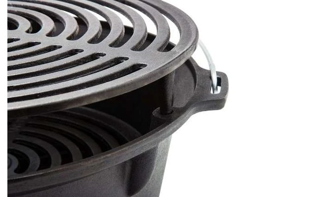 Petromax Fire Grill Tg3 Griglia E Piano Cottura In Ghisa 4 Petromax Fire Grill Tg3 Griglia E Piano Cottura In Ghisa - immagine 4