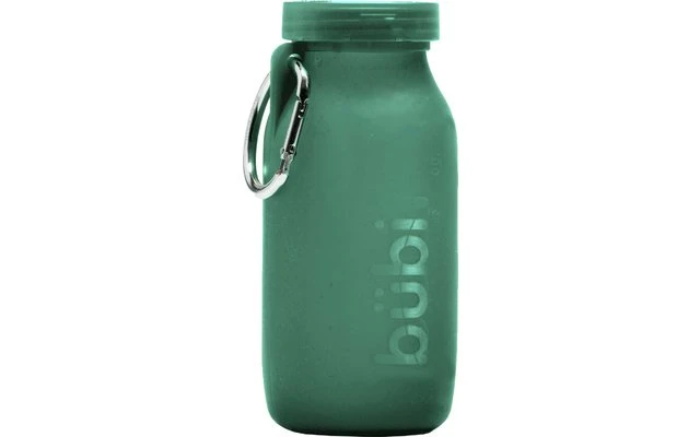 NTP Bübi Bottle Bottiglia Pieghevole In Silicone Blu Verde 414 Ml 2 NTP Bübi Bottle Bottiglia Pieghevole In Silicone Blu Verde 414 Ml - immagine 2