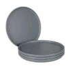Bo-Camp Industrial Patom Plate Set 16 Pezzi Grigio Chiaro