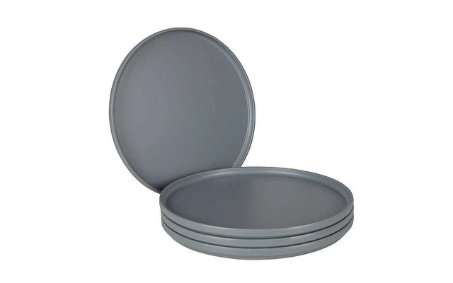 Bo-Camp Industrial Patom Plate Set 16 Pezzi Grigio Chiaro 1 Bo-Camp Industrial Patom Plate Set 16 Pezzi Grigio Chiaro