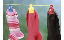 Wenko Sock Clamp Socky Set Di 7 -Forniture Cucina Negozio 516533 3514190