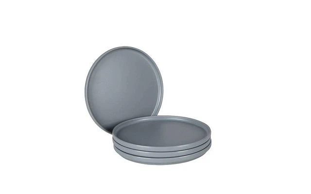 Bo-Camp Industrial Patom Plate Set 16 Pezzi Grigio Chiaro 2 Bo-Camp Industrial Patom Plate Set 16 Pezzi Grigio Chiaro - immagine 2