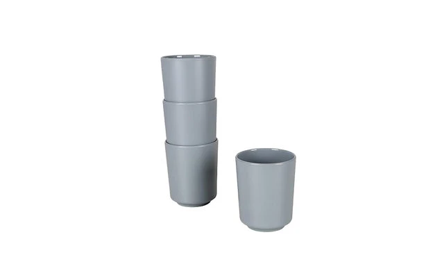 Bo-Camp Industrial Patom Plate Set 16 Pezzi Grigio Chiaro 4 Bo-Camp Industrial Patom Plate Set 16 Pezzi Grigio Chiaro - immagine 4