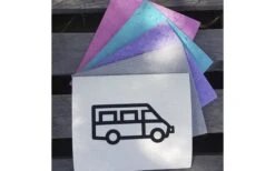 Pufz Swedish Tea Towel Caravan Pattern Purple -Forniture Cucina Negozio 552817 3623197 5