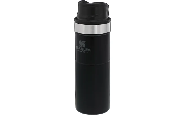 Stanley Classic Trigger-Action Travel Mug 0,47 Litri Nero Opaco 4 Stanley Classic Trigger-Action Travel Mug 0,47 Litri Nero Opaco - immagine 4