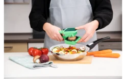 Nicer Dicer Quick Professional Set Affettaverdure 12 Pezzi Verde -Forniture Cucina Negozio 578231 3958383