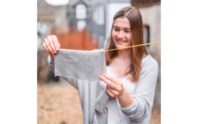 Cincillà Rotolo Da Cucina Lavabile Legno Cellulosa E Cotone Grigio 7 Cincillà Rotolo Da Cucina Lavabile Legno Cellulosa E Cotone Grigio - immagine 7