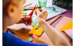 Fiskars Classic Forbici Arrotondate Per Bambini Per Mancini 13 Cm