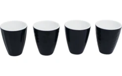 Gimex Egg Cup Set Royal 4 Pezzi Bianco/giallo