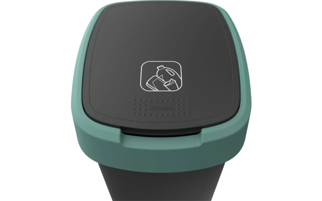 Cestino Rotho Twist Con Coperchio Girevole E Incernierato 25 Litri Verde Vischio 6 Cestino Rotho Twist Con Coperchio Girevole E Incernierato 25 Litri Verde Vischio - immagine 6