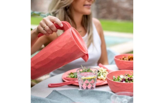 Koziol Club Brocca Super In Vetro Con Coperchio 1,5 Litri Natura Corallo 3 Koziol Club Brocca Super In Vetro Con Coperchio 1,5 Litri Natura Corallo - immagine 3