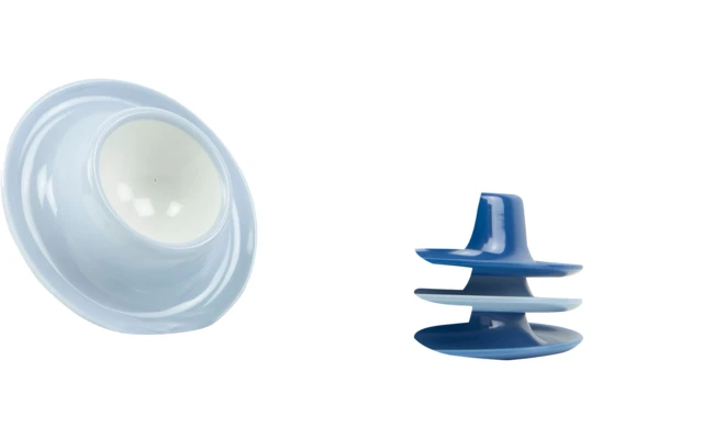 Gimex Set Di Portauovo 4 Pezzi Azzurro 5 Gimex Set Di Portauovo 4 Pezzi Azzurro - immagine 5