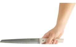 Homeys Vitt Coltello Da Pane 33 Cm Beige/argento