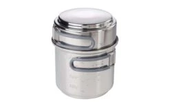 Esbit Set Di Cottura A Spirito, 985ML, Acciaio Inox