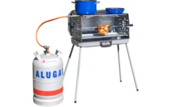 Barbecue A Gas Berger 3 Fuochi Portatile 30 Mbar -Forniture Cucina Negozio 782582 5175389