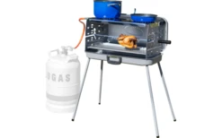 Barbecue A Gas Berger 3 Fuochi Portatile 30 Mbar